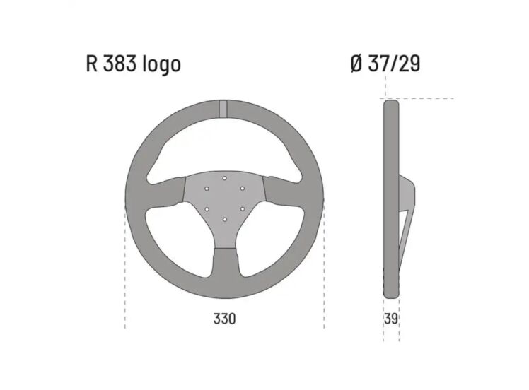 Sparco R383 Met Logo