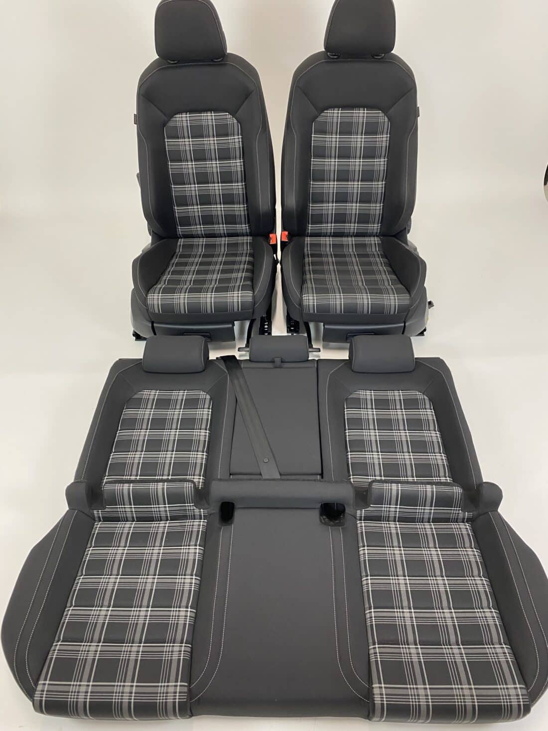 Interieur Vw Golf 7 Gtd Stof Zwart Grijs Interieur Vw Golf 7 Gtd Stof Zwart Grijs
