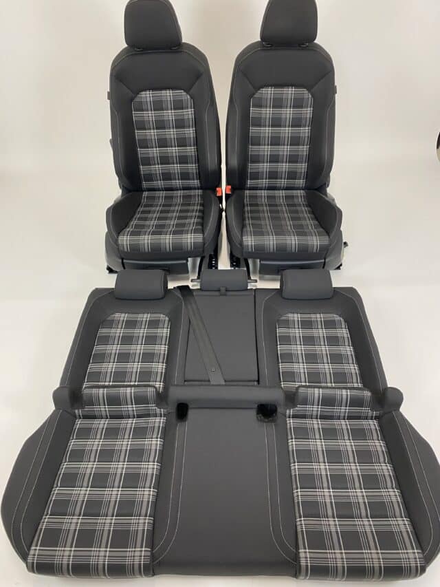 Interior Vw Golf 7 Gtd Fabric Black Grey