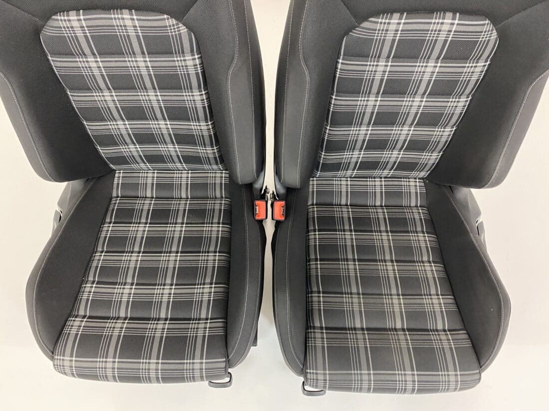Interieur Vw Golf 7 Gtd Stof Zwart Grijs Interieur Vw Golf 7 Gtd Stof Zwart Grijs
