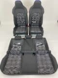 Innenausstattung VW Golf 8 GTE Stoff/Alcantara Blau/Schwarz/Grau