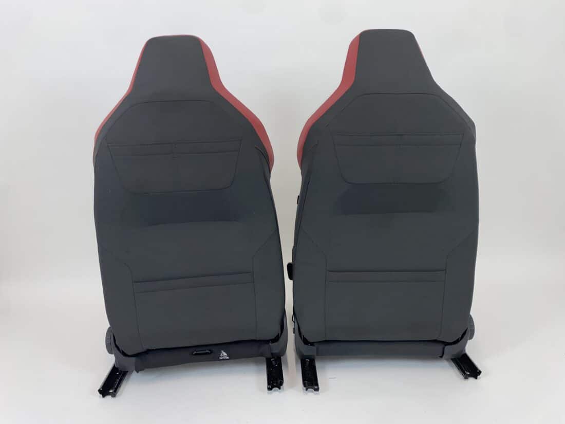 Interieur Vw Golf 8 Gti Alcantara Stof Grijs Geruit Rood Wit Grijs Interieur Vw Golf 8 Gti Alcantara Stof Grijs Geruit Rood Wit Grijs
