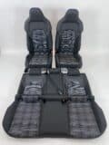 Interieur VW Golf 8 GTE Stof/Alcantara Blauw/Zwart/Grijs