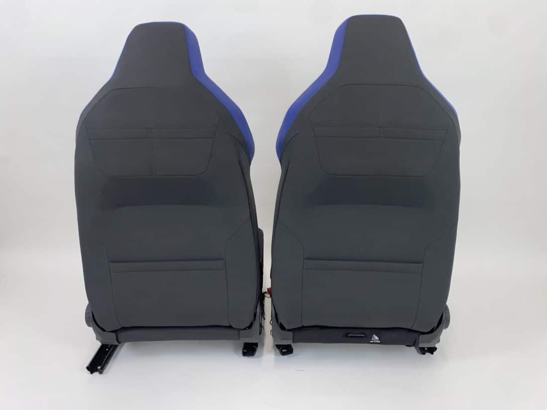 Interieur Vw Golf 8 Gte Stof Alcantara Blauw Zwart Grijs Interieur Vw Golf 8 Gte Stof Alcantara Blauw Zwart Grijs