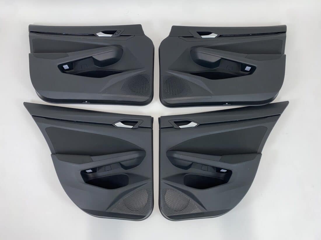 Interieur Vw Golf 8 Gte Stof Alcantara Blauw Zwart Grijs Interieur Vw Golf 8 Gte Stof Alcantara Blauw Zwart Grijs