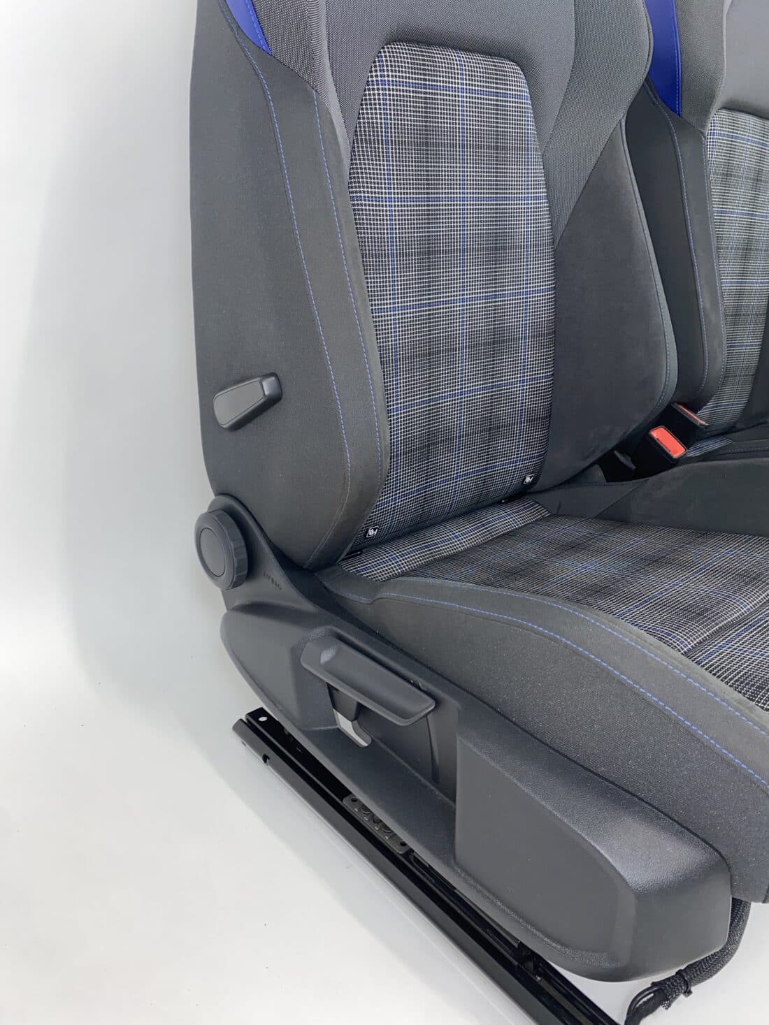 Interieur Vw Golf 8 Gte Stof Alcantara Blauw Zwart Grijs Interieur Vw Golf 8 Gte Stof Alcantara Blauw Zwart Grijs