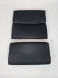 3-piece seat cushion, Pole Position ABE, black faux leather, 7228119.B36.ET